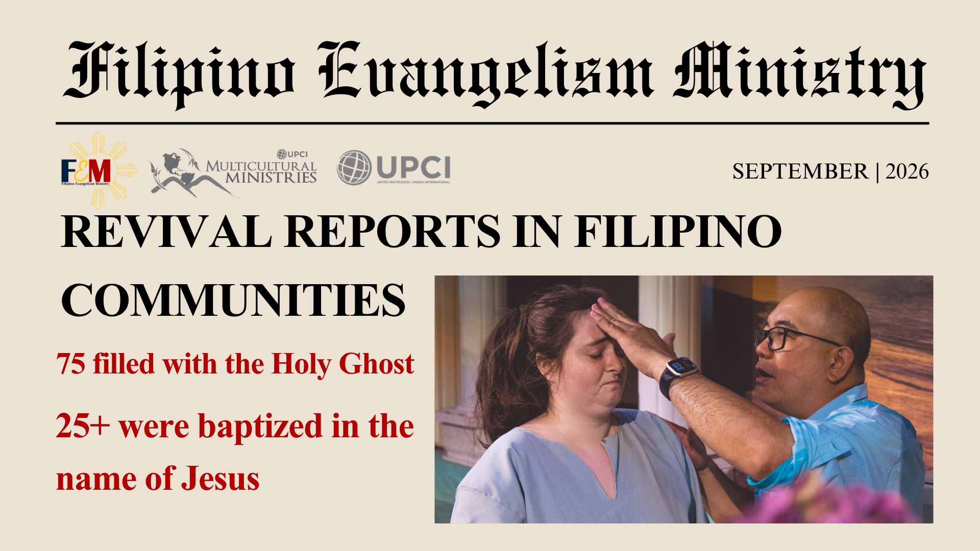 Revival Reporst in Filipino Communities